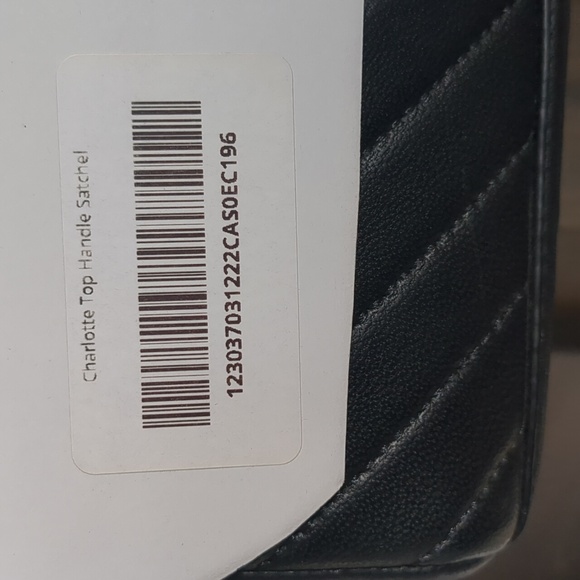 NWT Karl Lagerfeld Charlotte Leather Top Handled Satchel - Picture 5 of 17